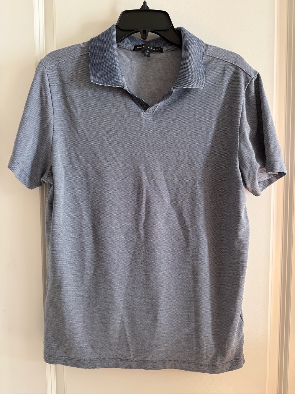 Robert Barakett Men’s Heather Blue Polo Shirt